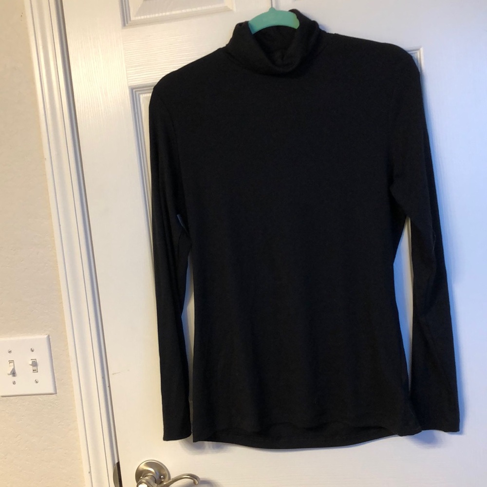 Time & Tru, Black Turtleneck, Size Medium